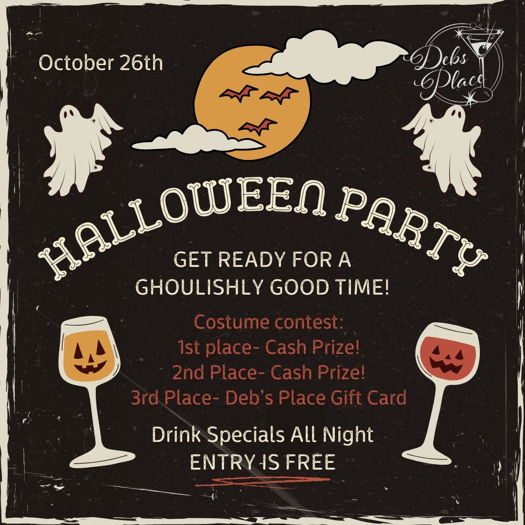 Halloween Party Saturday 26th 