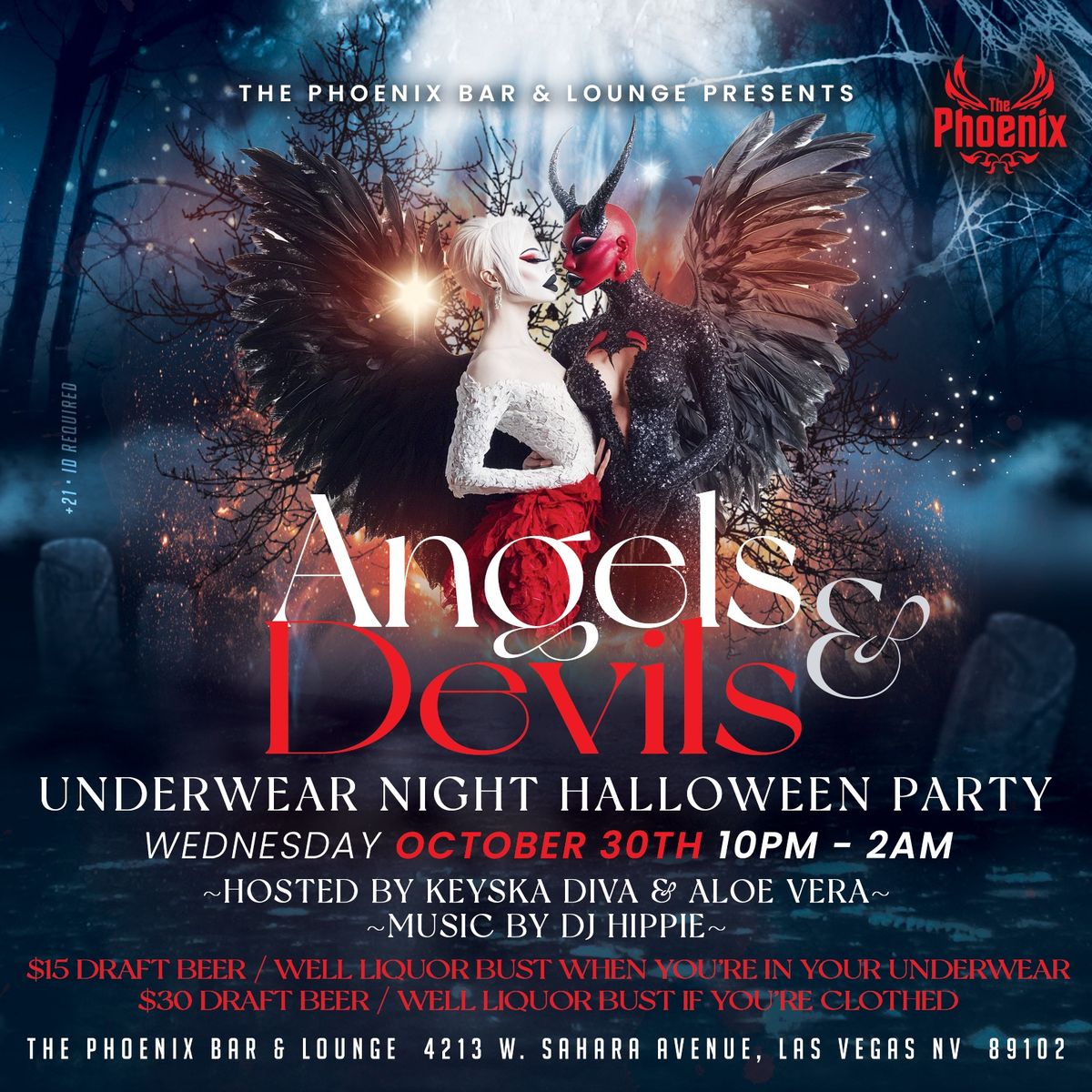 \ud83c\udf83 Angels & Devils Underwear Night Halloween Party \ud83d\udc7c\ud83d\ude08 \ud83c\udf83