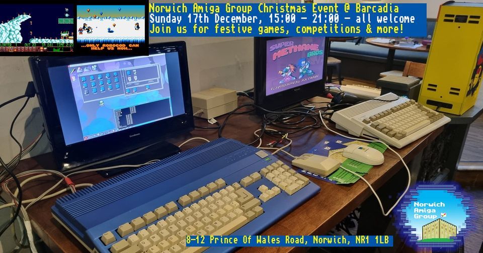 Norwich Amiga Group: Barcadia Christmas Event | Barcadia, Marlingford ...