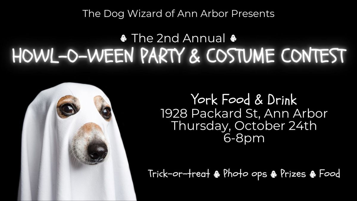 2nd Annual Howl-O-Ween Party & Costume Contest!