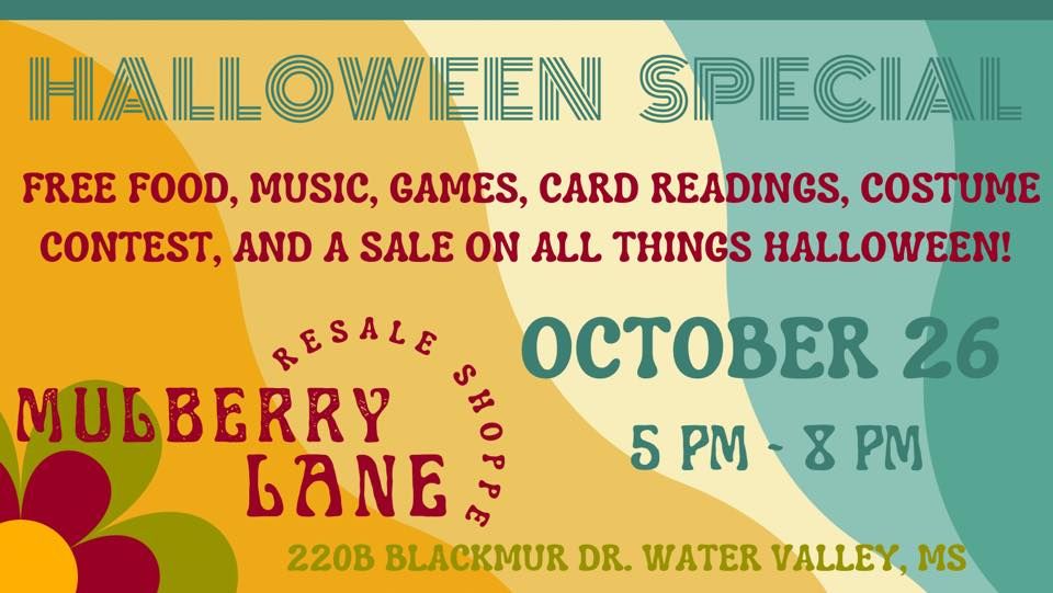 Halloween Special at Mulberry Lane Mulberry Lane Resale Shoppe, Water