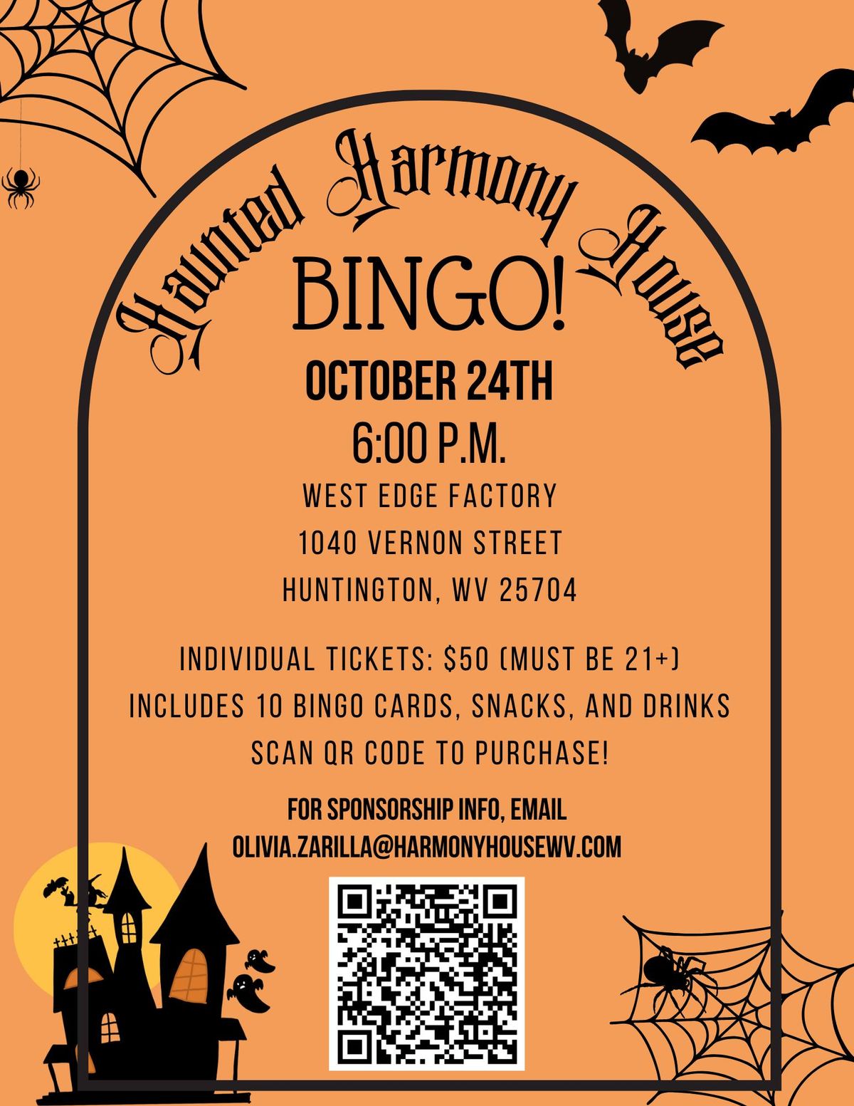 Haunted Harmony House BINGO!