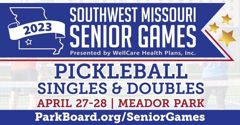 SW MO Senior Games 2023 PICKLEBALL Meador Park and Pool, Springfield