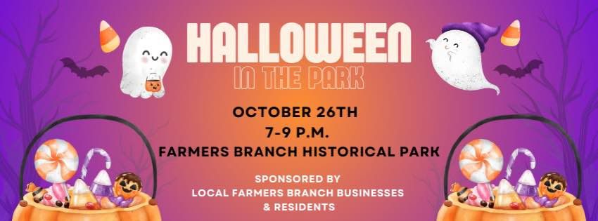 Halloween In The Park for Farmers Branch Residents ONLY