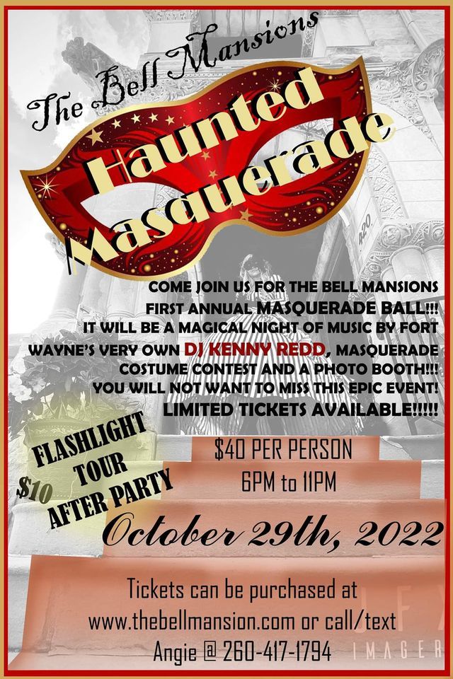Masquerade Ball Bell Mansion The Bell Mansion LLC, Fort Wayne, IN