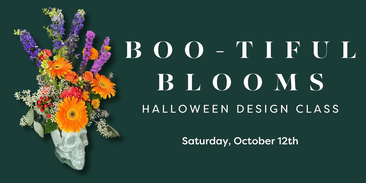 BOO-tiful Blooms Halloween Design Class