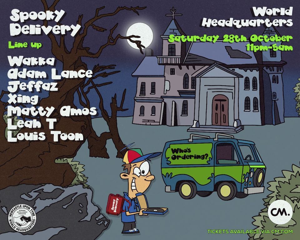 SD Presents Spooky Delivery World Headquarters, Newcastle Upon Tyne