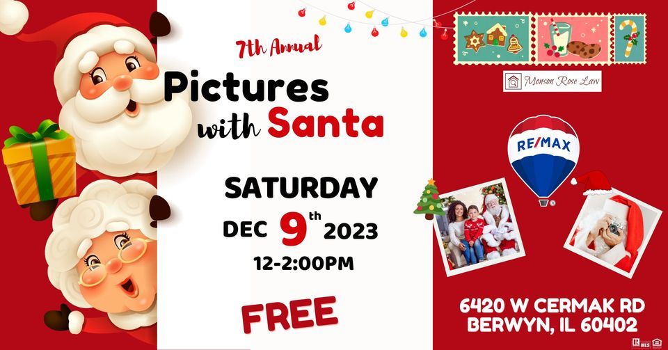 7th Annual Pictures with Santa Claus! REMAX Partners Berwyn