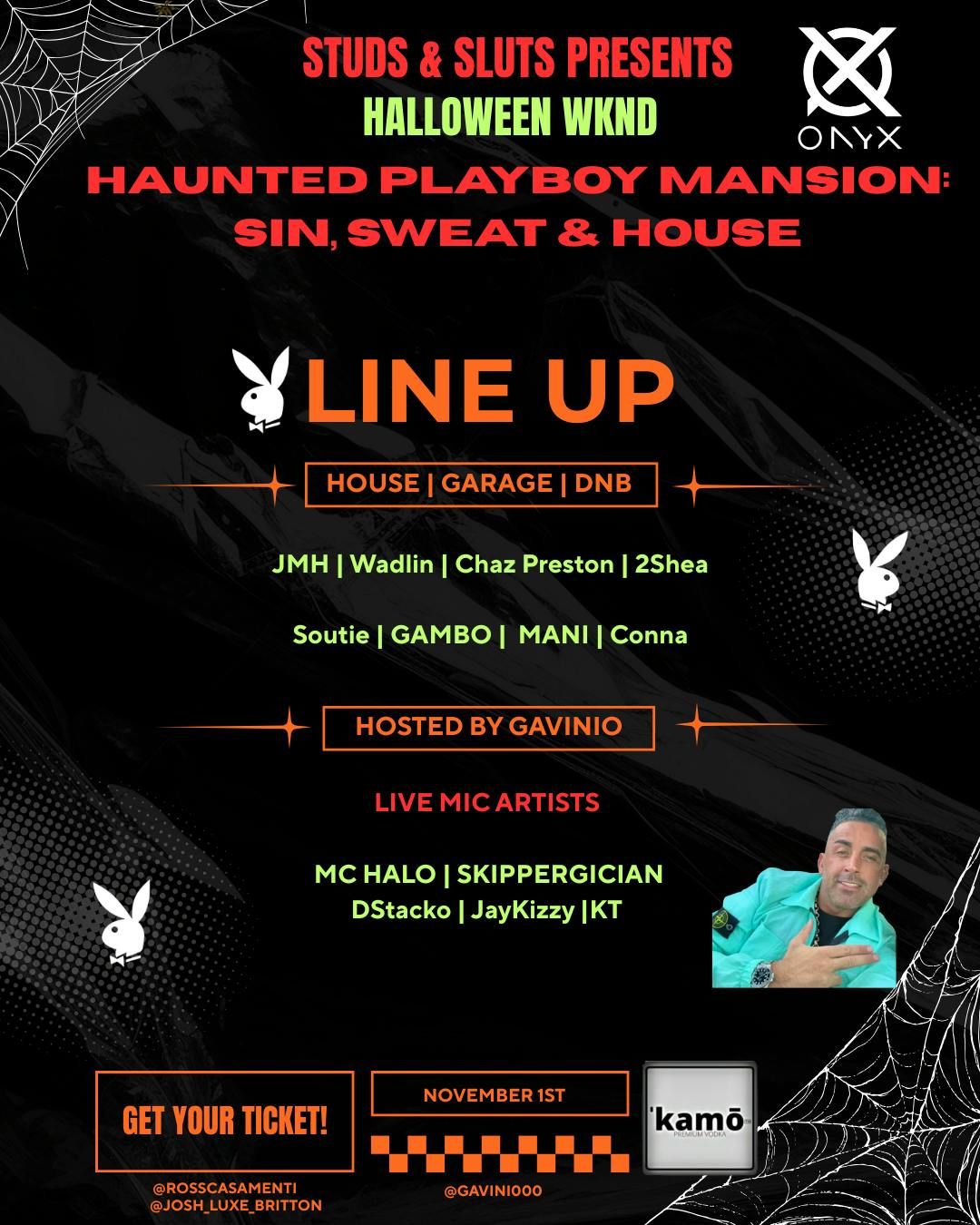 Studs & Sluts Presents Haunted House @ Fez Hosted By Gavinio