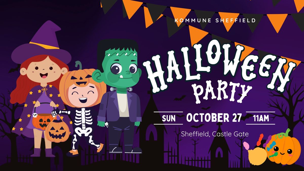 KIDS Halloween Party | Crafts | Disco & Hotel Transylvania Kommune Sheffield Kids Halloween Party