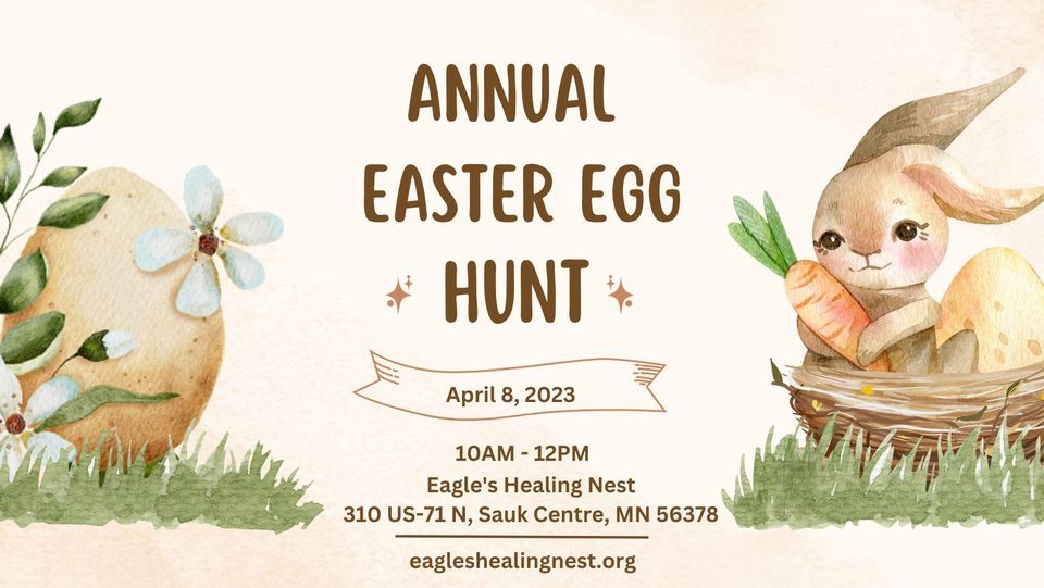 2023 Annual Easter Egg Hunt Eagle's Healing Nest, Sauk Centre, MN