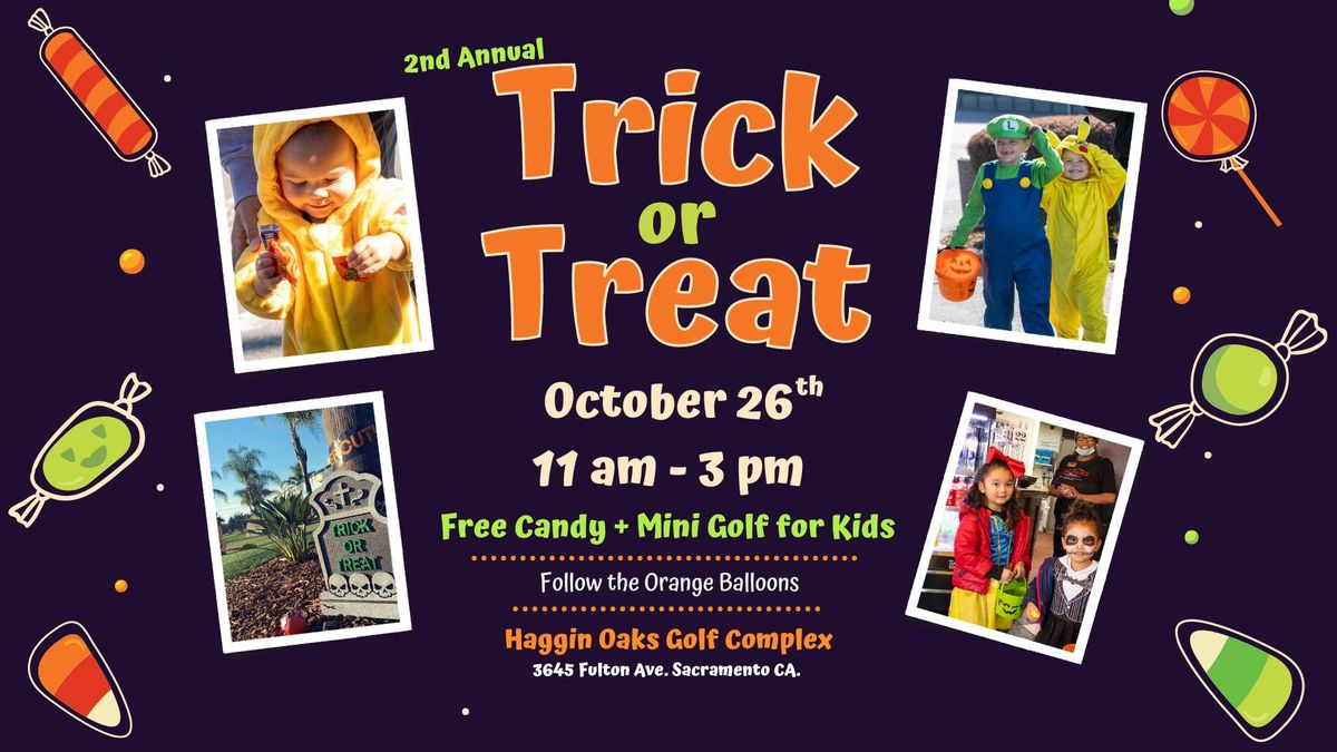 2nd Annual Trick or Treat Event at Haggin Oaks