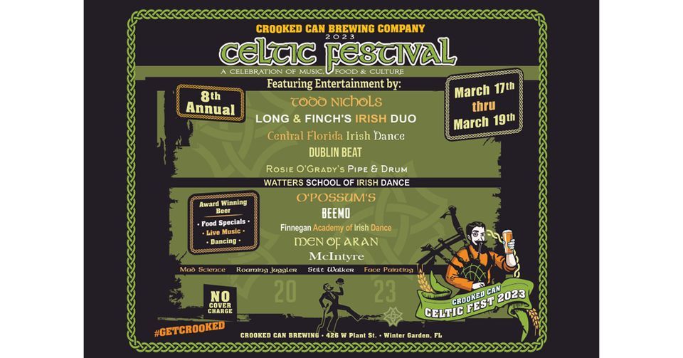 8th Annual Crooked Can Celtic Fest Crooked Can Brewing Company, Gotha