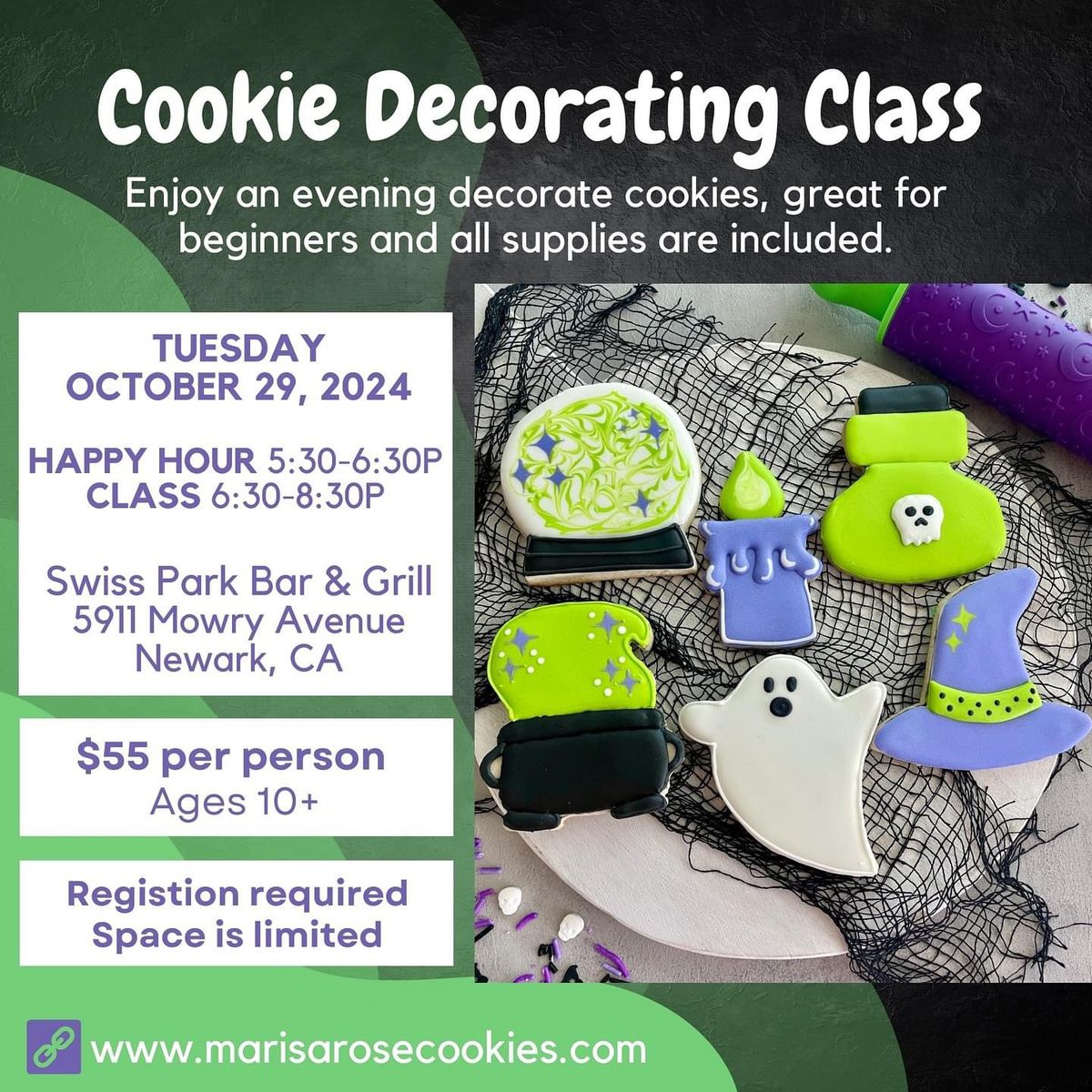 Spooky Cookie Decorating Class \ud83d\udc7b\ud83d\udd77\ufe0f\ud83c\udf83