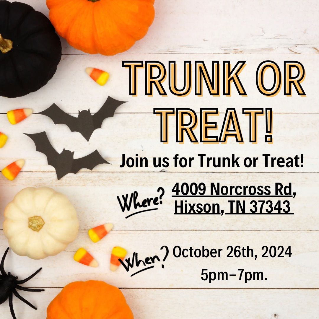 Trunk or Treat 4009 Norcross Rd, Hixson, TN, Chattanooga, TN