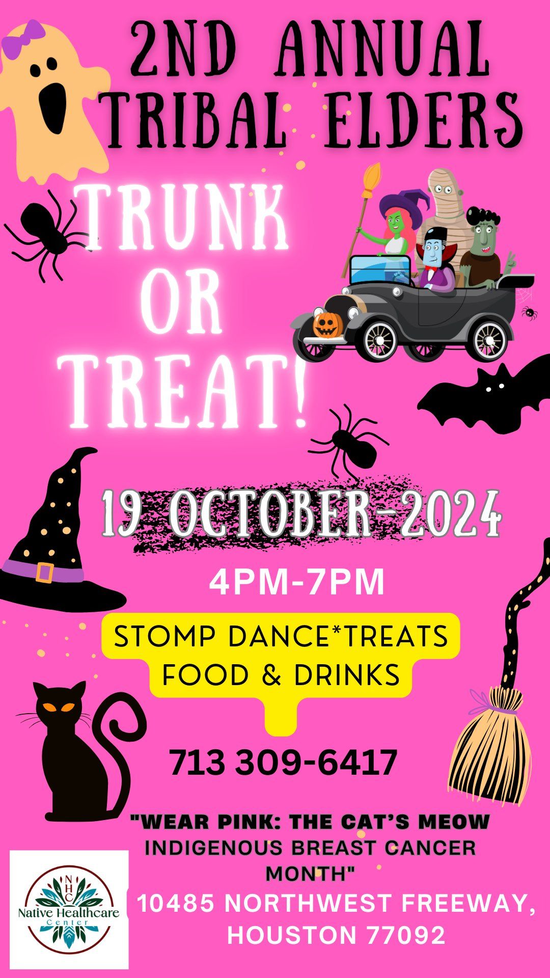 Hosted by the Tribal Elders Trunk or Treat!