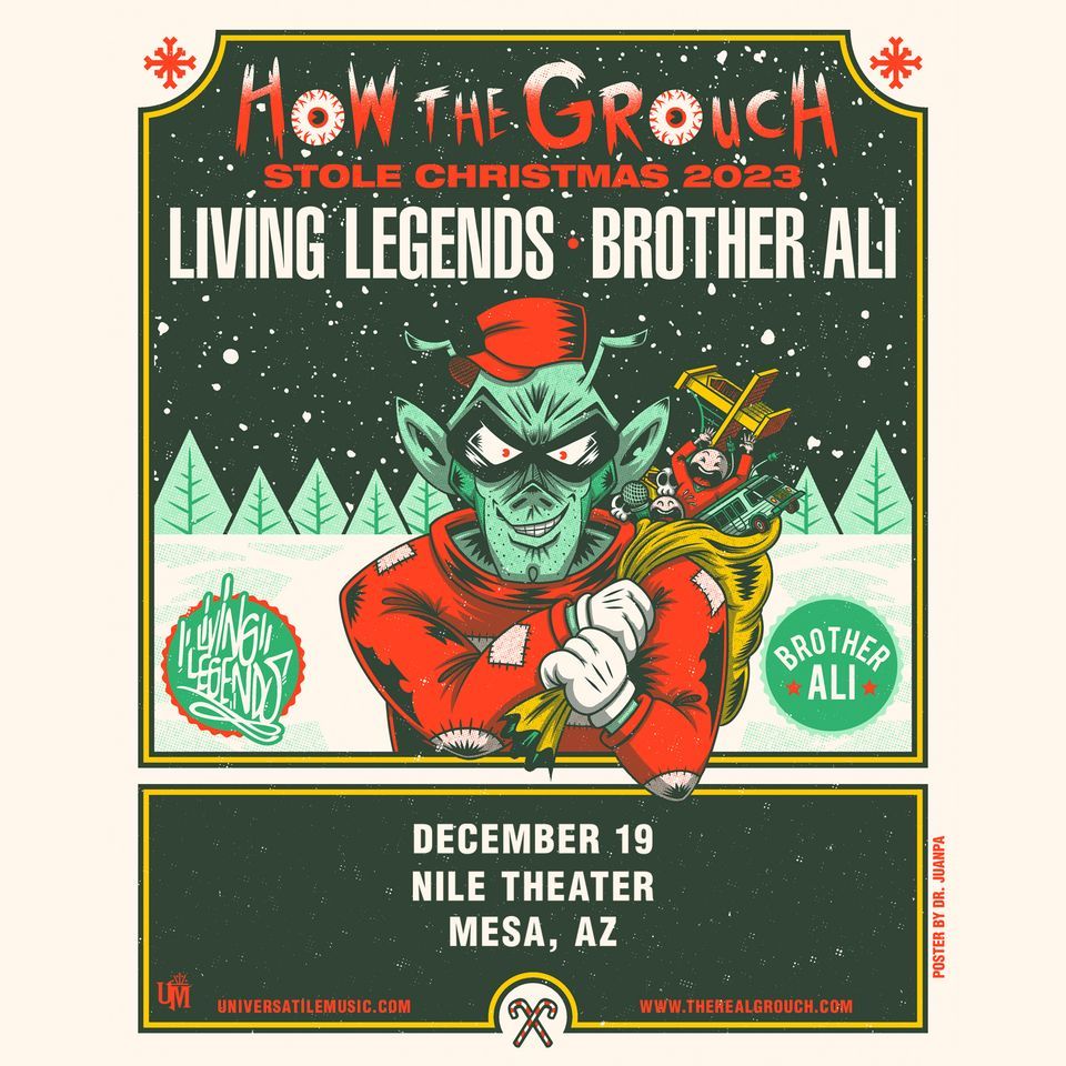 UM Presents Living Legends & Brother Ali w/ Special Guests How The