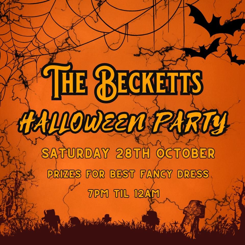 Becketts Halloween Party The Becketts, Gainsborough, EN October 28