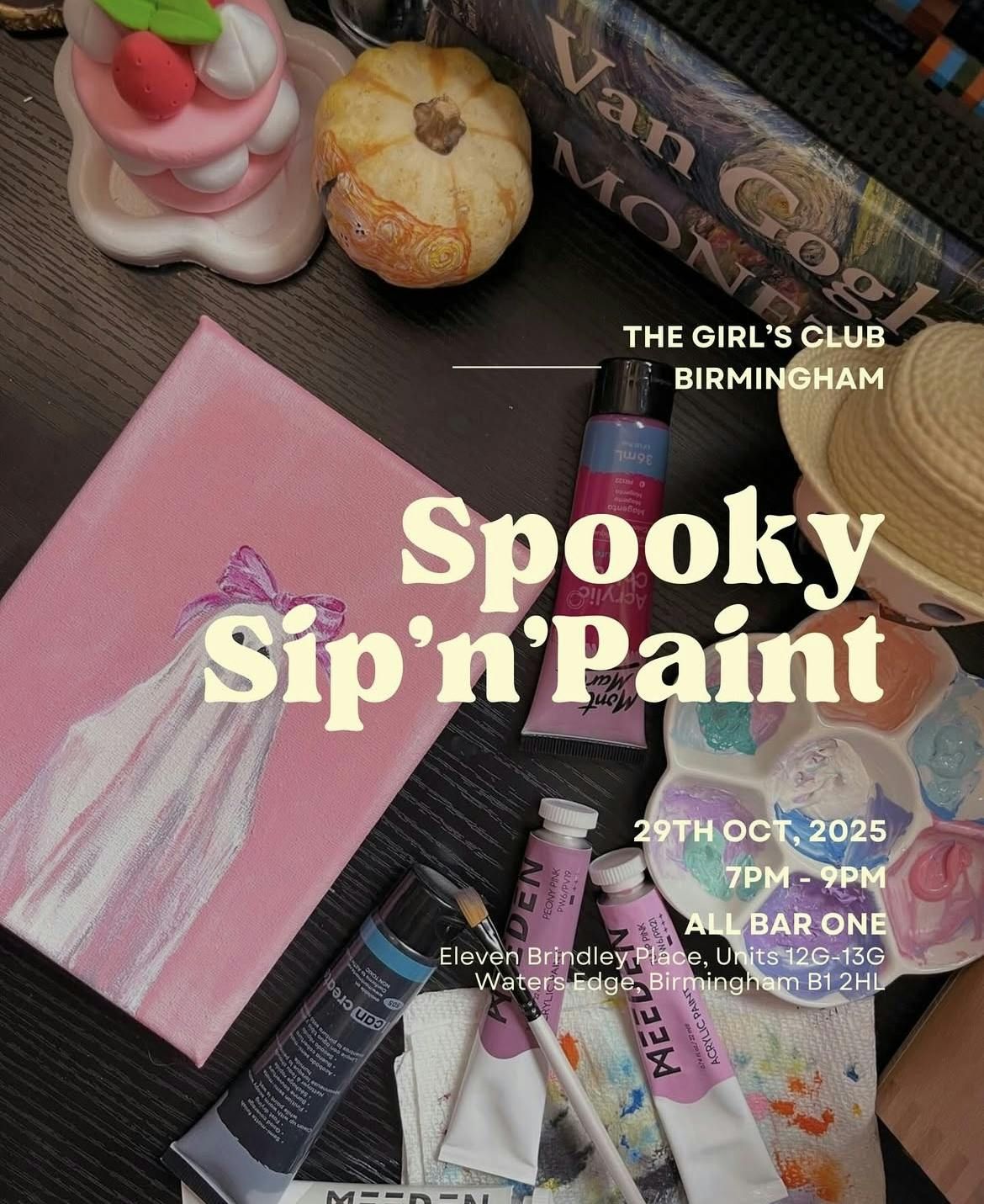 Spooky Sip\u2019n\u2019Paint \ud83c\udf83\ud83c\udfa8