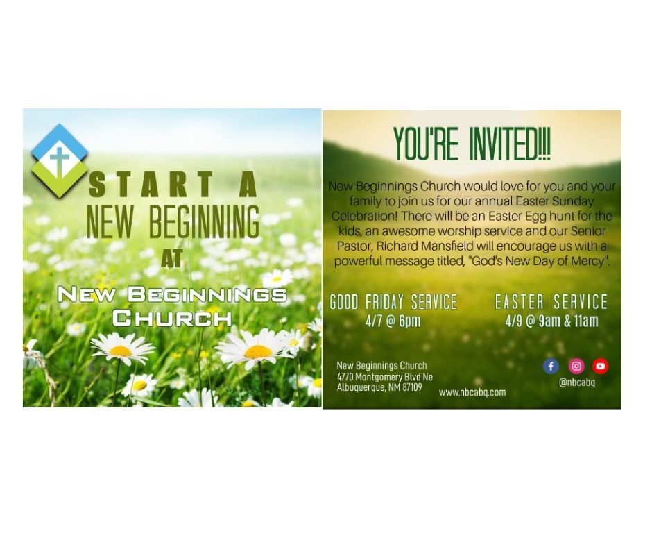 Easter Service at New Beginnings Church of God New Beginnings Church