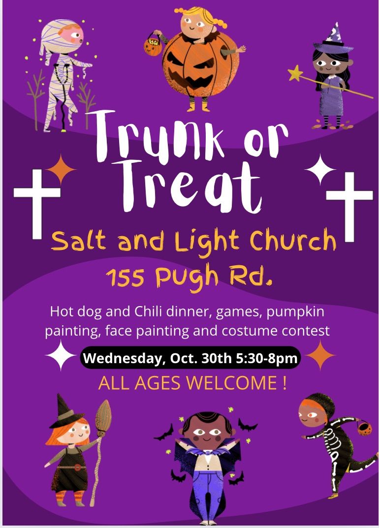 Trunk or Treat \/ Hot Dog-Chili Supper