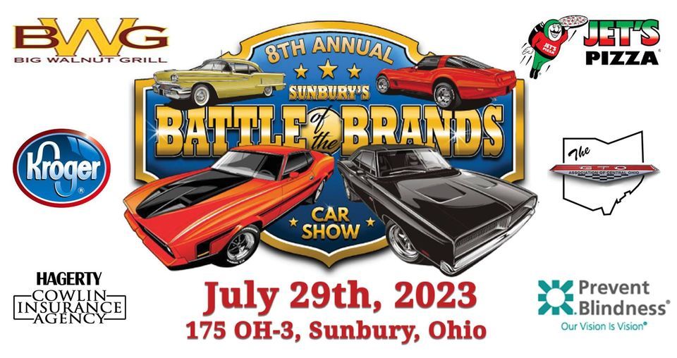 8th Annual Battle of the Brands Car Show Big Walnut Grill, Sunbury