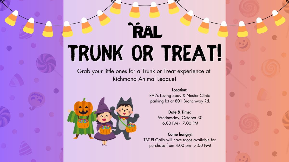 Trunk or Treat at RAL