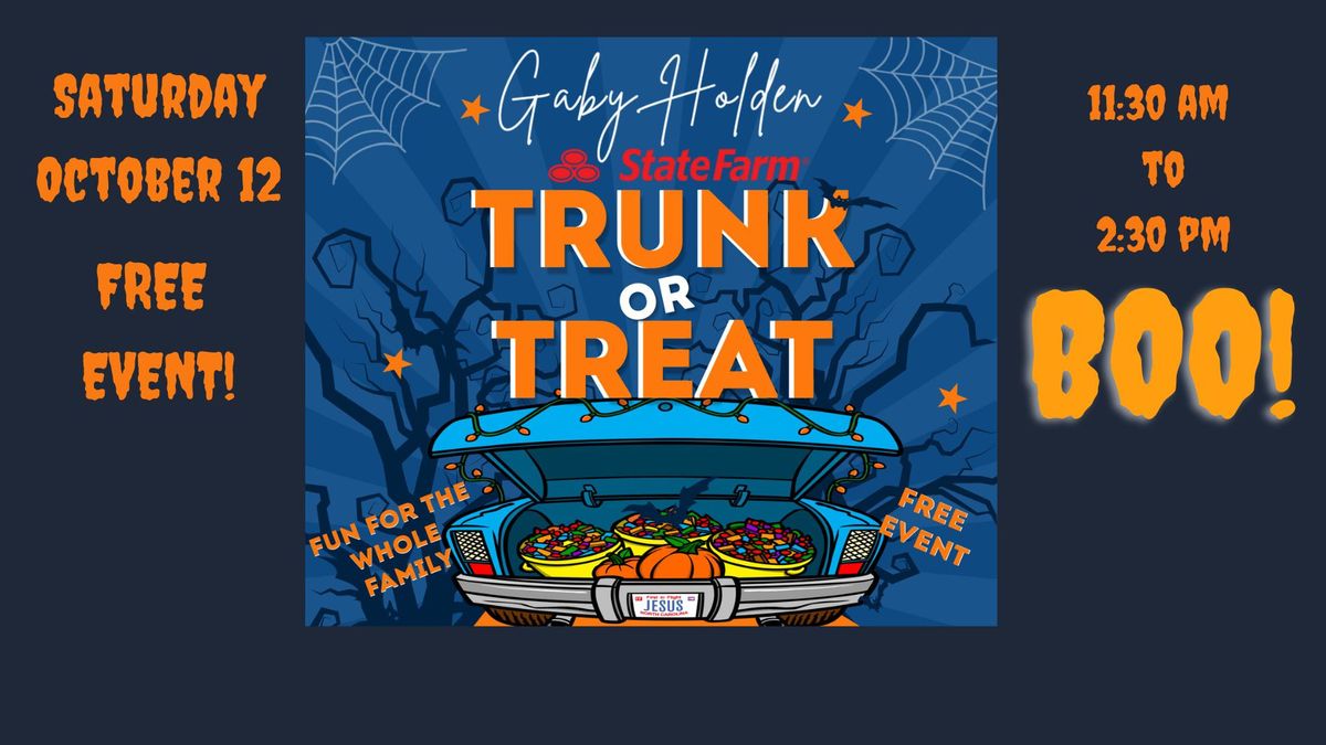 First Annual Spook-tacular Trunk or Treat with Gaby Holden State Farm