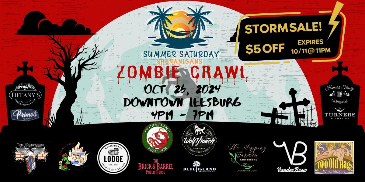 Zombie Invasion Pub Crawl!