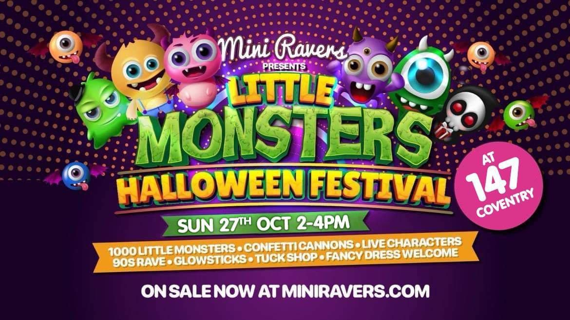 Mini Ravers Coventry - The little monsters Halloween Festival