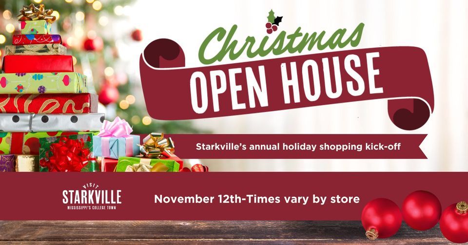 Starkville Christmas Open House Starkville Mississippi's College