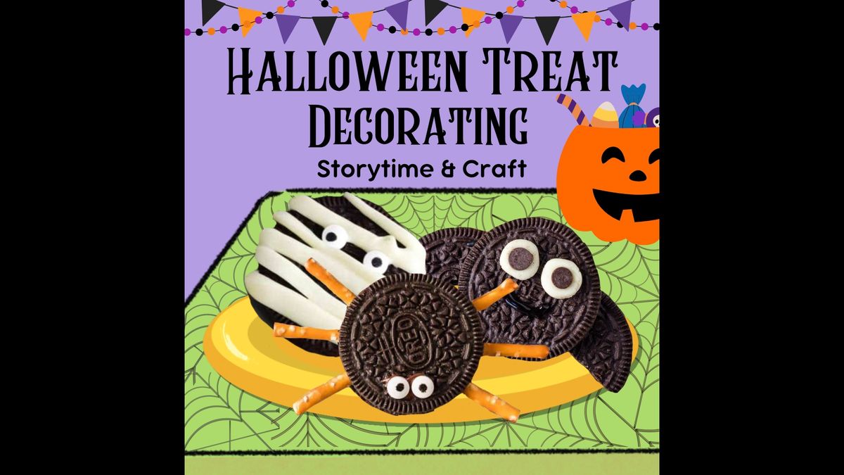 Halloween Treat Decorating Storytime & Craft