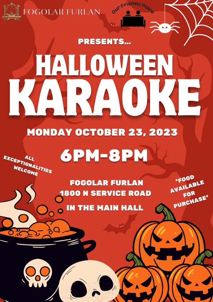 Halloween Karaoke Fogolar Furlan Club of Windsor October 23, 2023