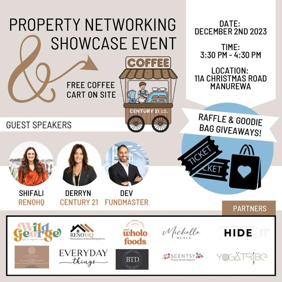 Property Networking & Showcase Event 11A Christmas Rd, Manurewa
