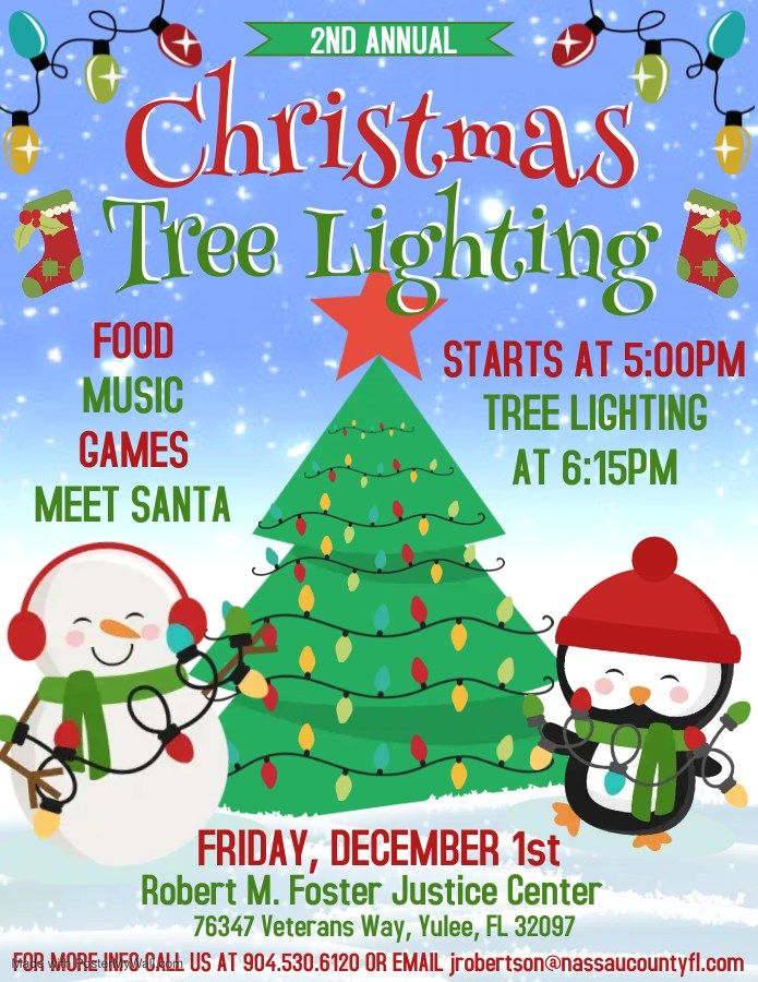 2nd Annual Christmas Tree Lighting Nassau County Courthouse, Callahan