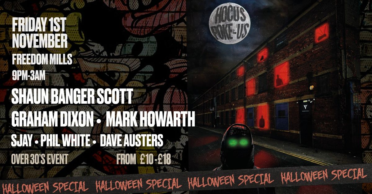 HOCUS POKE-US (OVER 30'S) HALLOWEEN SPECIAL