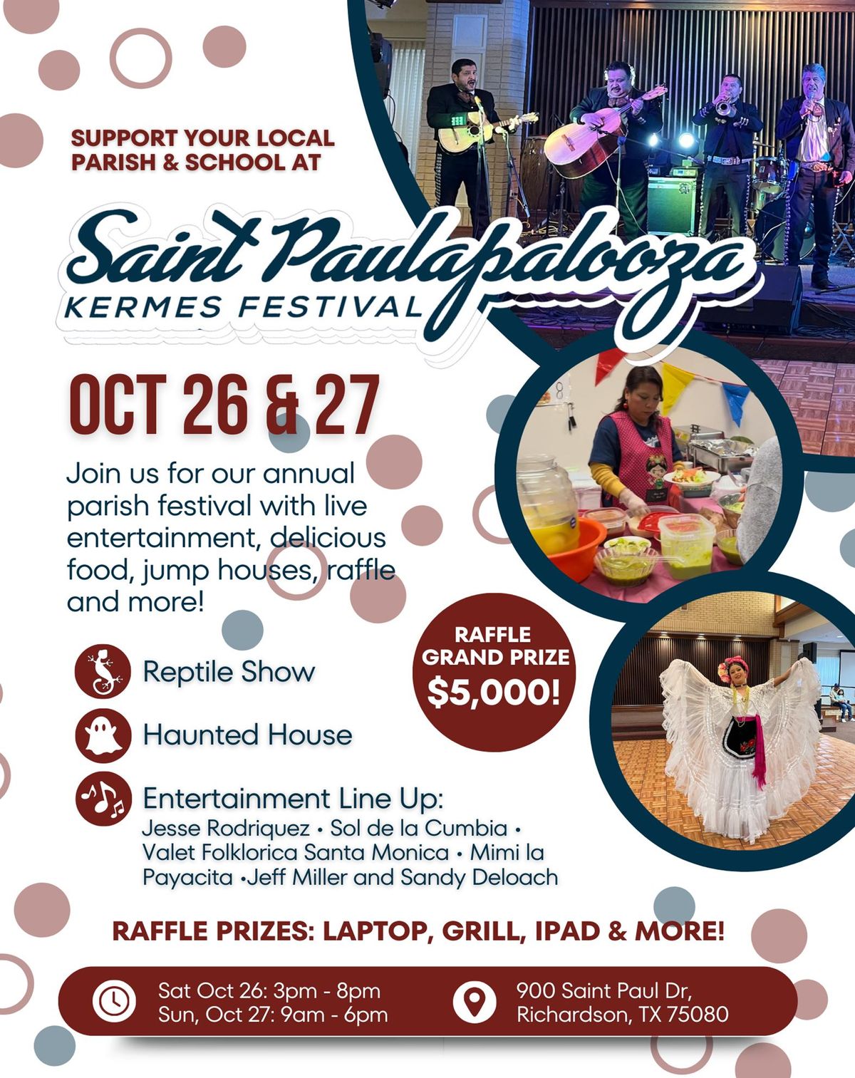 Saint Paulapalooza 2024 Parish Festival \/ Kermes