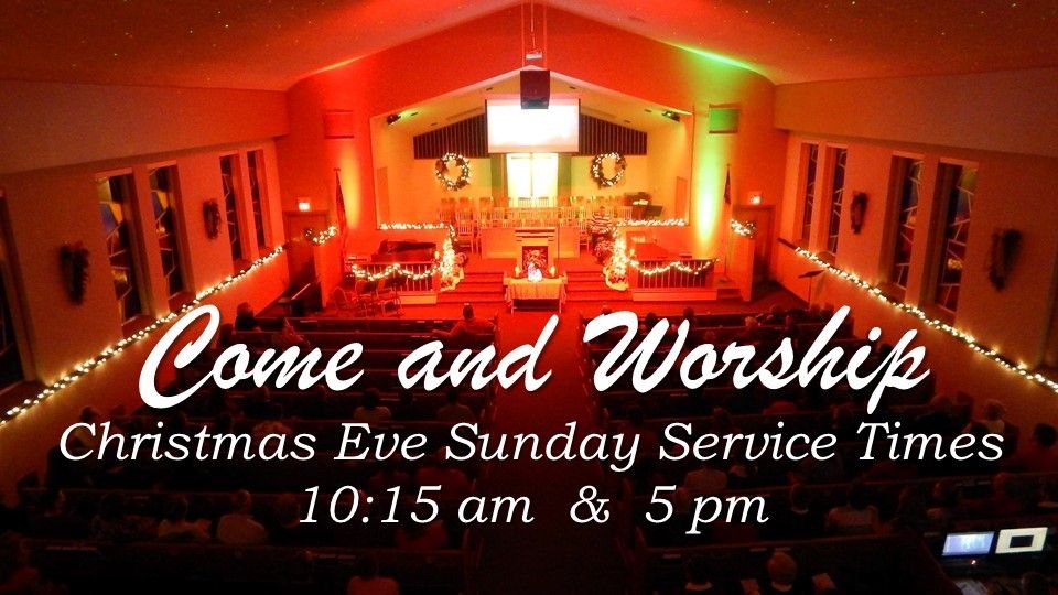 Special Service times for Christmas Eve First Baptist, Niles, Ohio