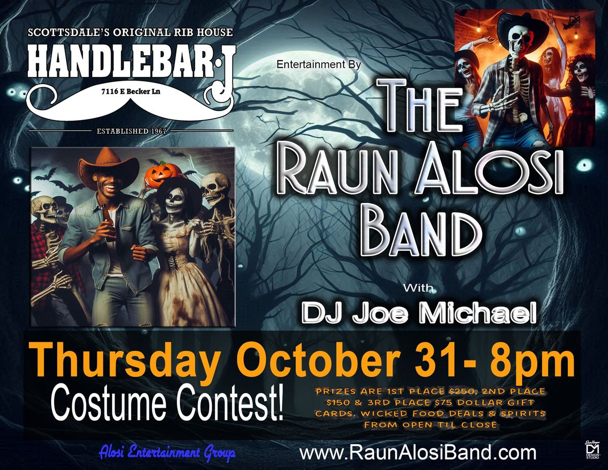 HANDLEBAR J HALLOWEEN PARTY WITH THE RAUN ALOSI BAND WITH DJ JOE MICHAEL!