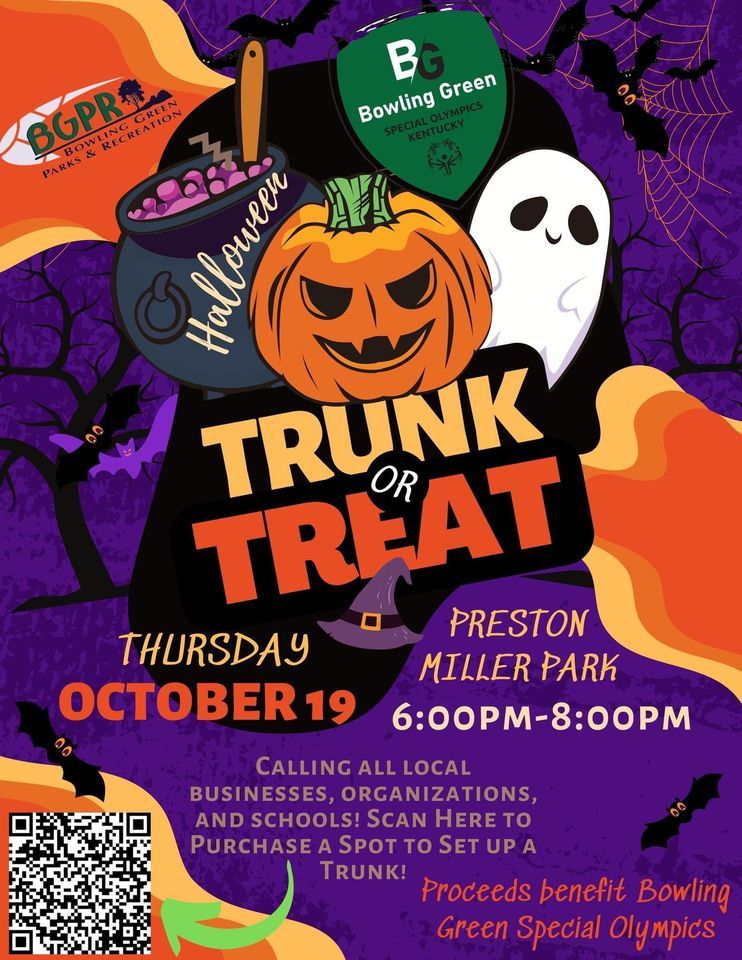 BGPR & BG Special Olympics Trunk or Treat | Preston Miller Park ...