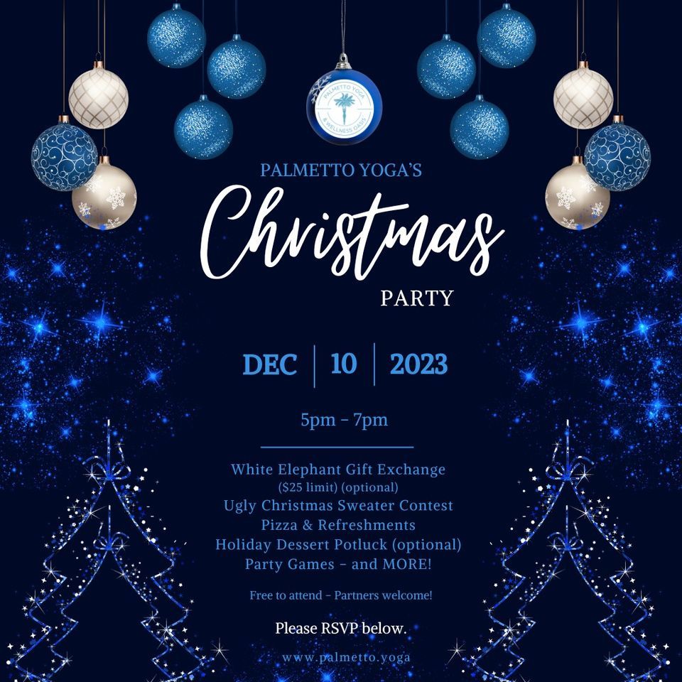 Christmas Party | Palmetto Yoga and Wellness Oasis, Horrel Hill, SC ...