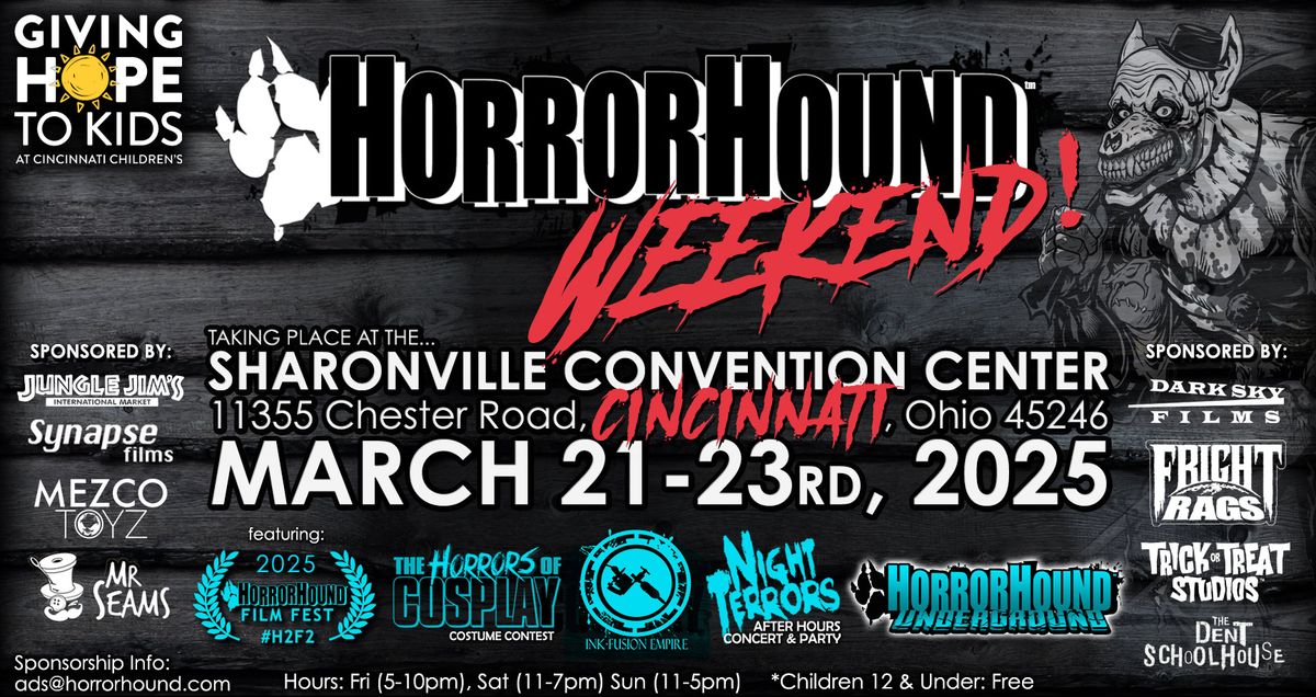 HorrorHound Weekend - 3 Day Pass