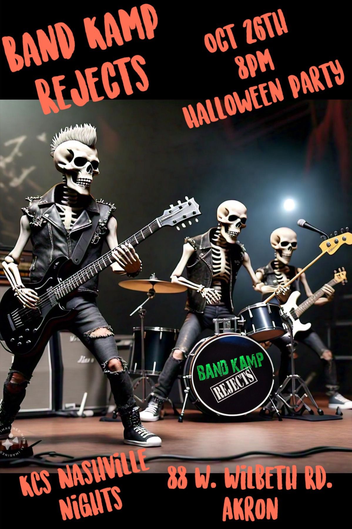 Band Kamp Rejects Halloween party at Nashville Nights