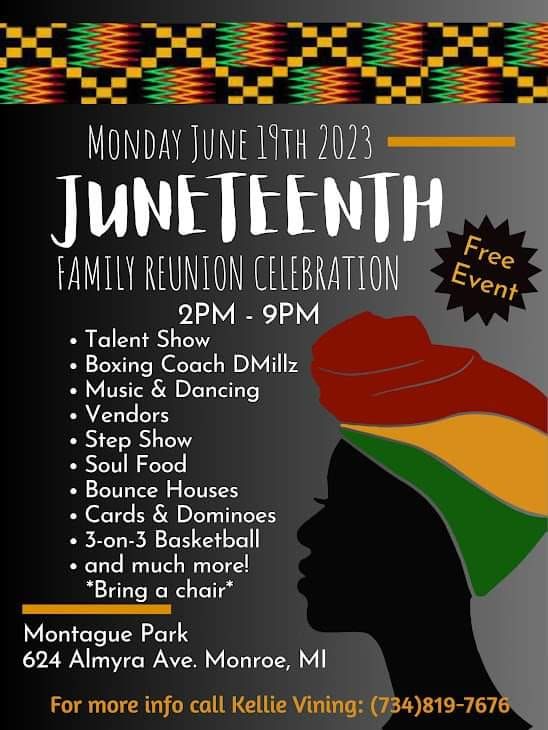 3RD ANNUAL JUNETEENTH FAMILY REUNION CELEBRATION | 624 Almyra Ave ...