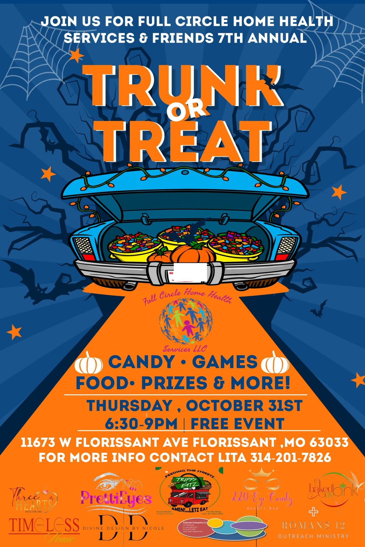 Full Circle Home Health Services & Friends 7th Annual Trunk Or Treat