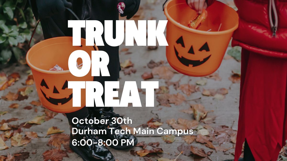 Trunk or Treat at Durham Tech