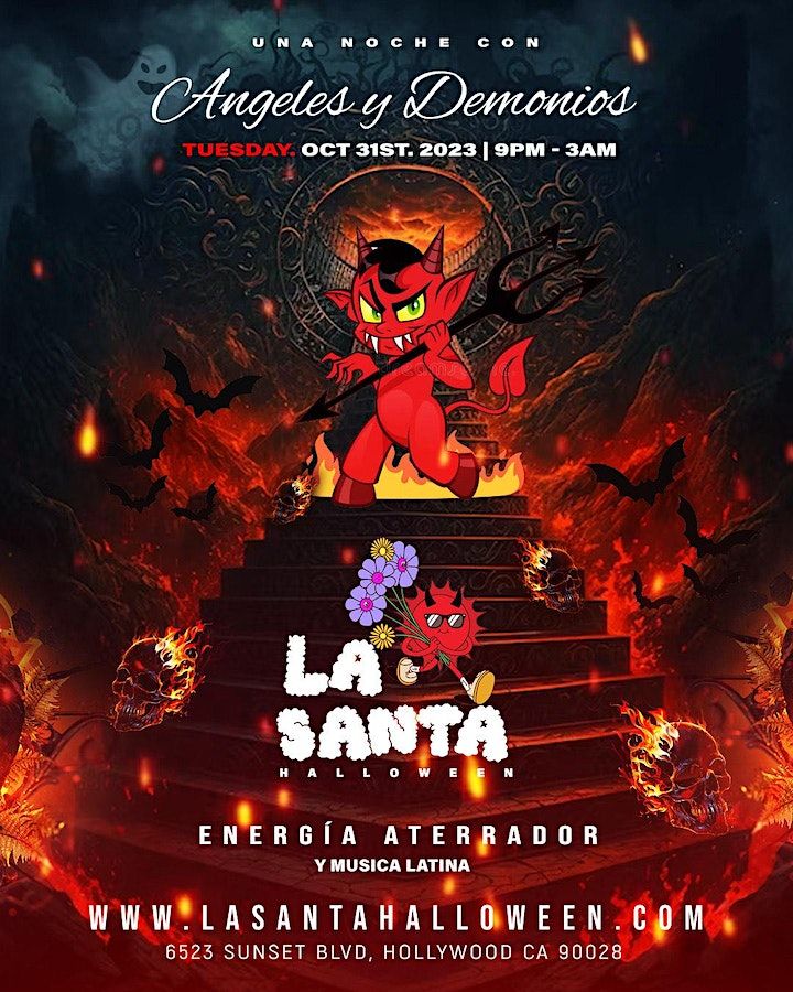 PH *HALLOWEEN* LA SANTA INFERNO TOP40 + REGGAETON! PH DAY CLUB