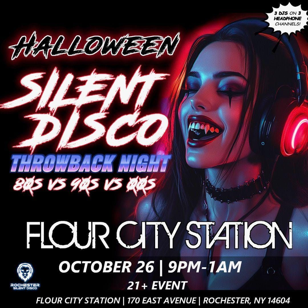 HALLOWEEN SILENT DISCO - Throwback night 80s\/90s\/00s