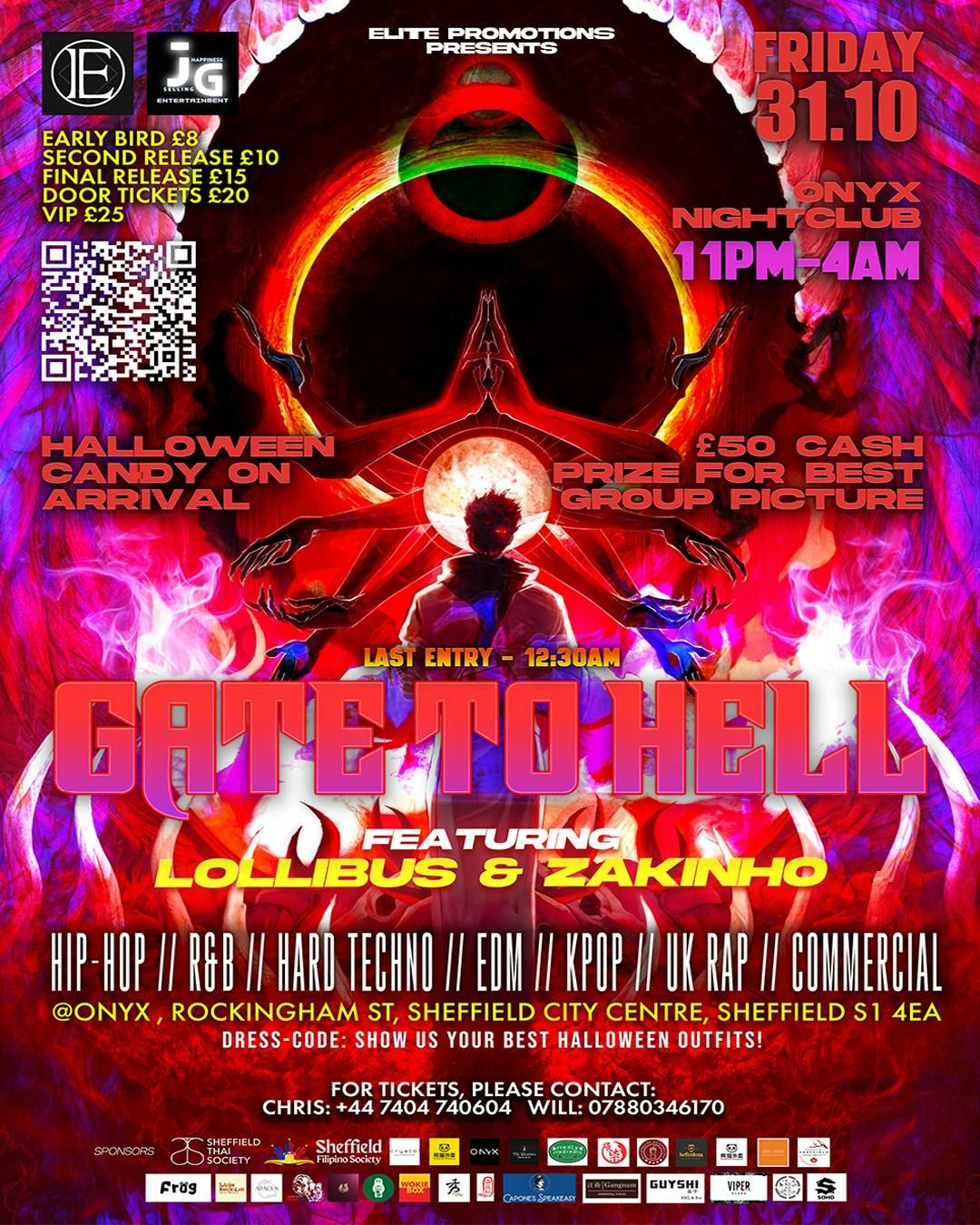 Elite Promotions Presents 'GATE TO HELL' @Onyx 