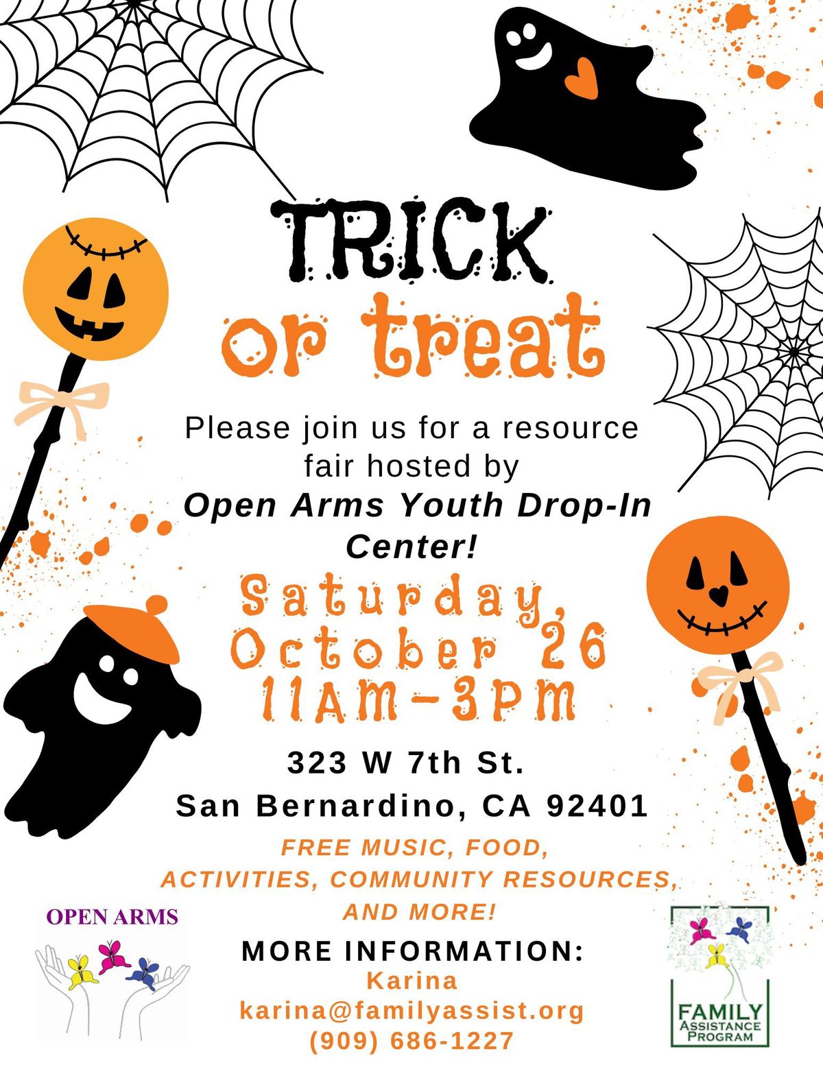 Trick or Treat Resource Fair